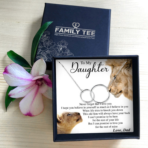 NEVER FORGET THAT I LOVE YOU - NECKLACE FOR DAUGHTER
