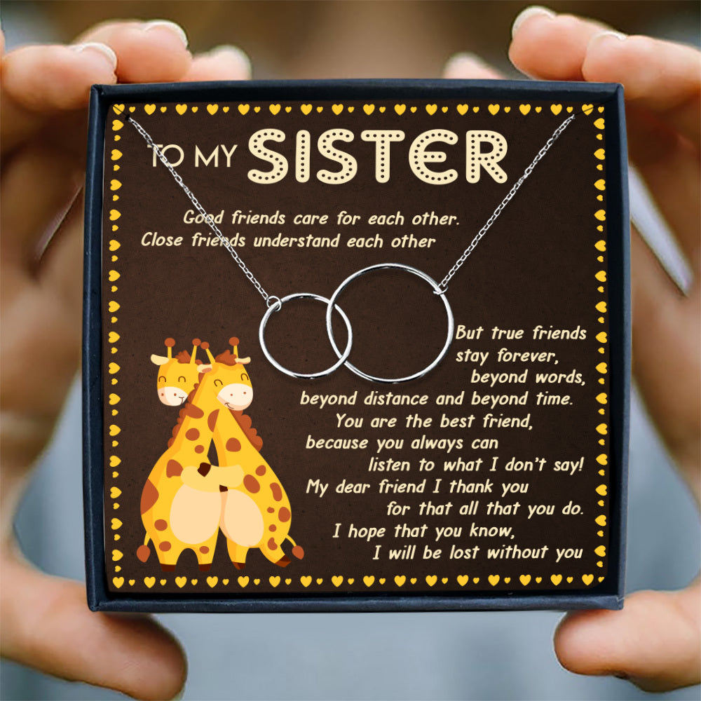 YOU ARE THE BEST FRIEND - NECKLACE FOR SISTER