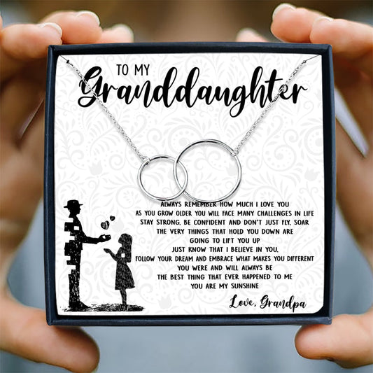 YOU ARE MY SUNSHINE  - NECKLACE FOR GRANDDAUGHTER