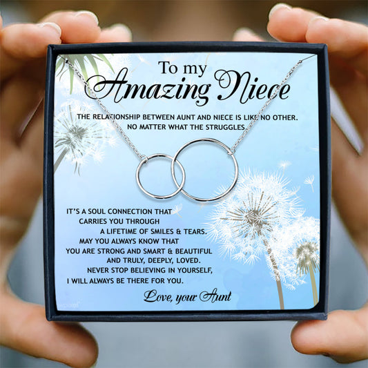 I WILL ALWAYS BE THERE FOR YOU  - NECKLACE FOR NIECE