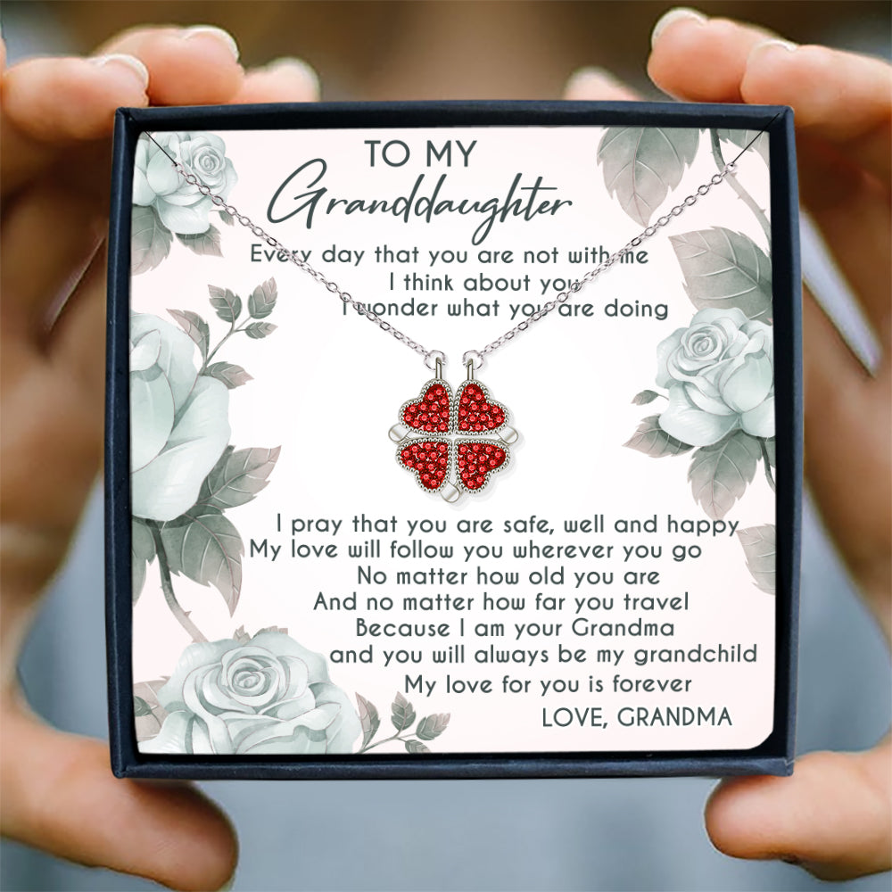 MY LOVE FOR YOU IS FOREVER - NECKLACE FOR GRANDDAUGHTER FROM GRANDMA