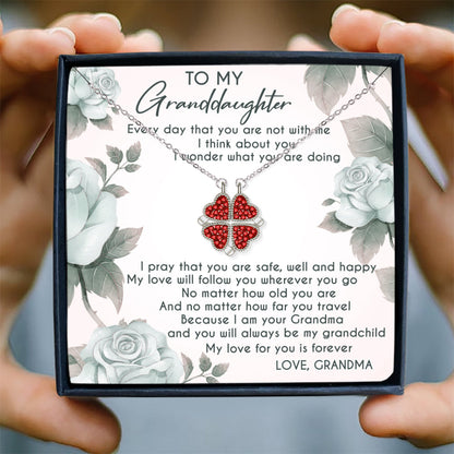 MY LOVE FOR YOU IS FOREVER - NECKLACE FOR GRANDDAUGHTER FROM GRANDMA