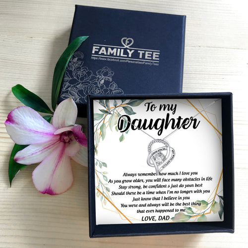 ALWAYS REMEMBER HOW MUCH I LOVE YOU - NECKLACE FOR DAUGHTER FROM DAD