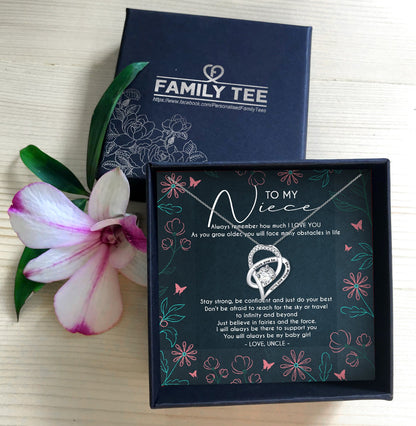 JUST DO YOUR BEST - NECKLACE FOR NIECE FROM UNCLE