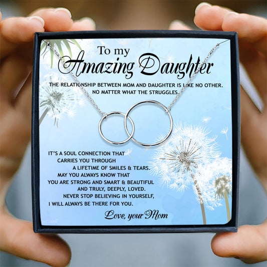 I WILL ALWAYS BE THERE FOR YOU  - NECKLACE FOR DAUGHTER