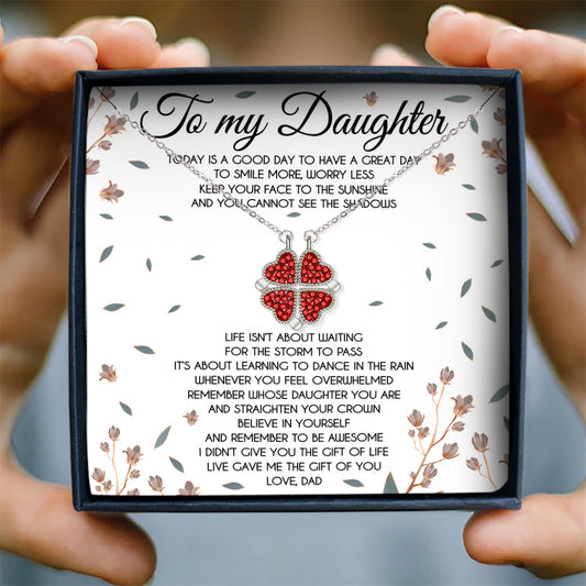 BELIEVE IN YOURSELF - NECKLACE FOR DAUGHTER FROM DAD