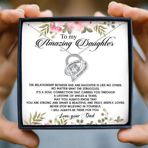 I WILL ALWAYS BE THERE FOR YOU - NECKLACE FOR DAUGHTER FROM DAD