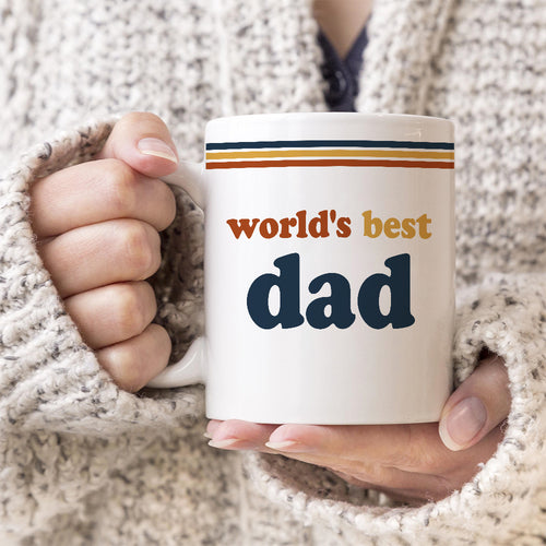 Custom World’s Best Dad Photo Mug