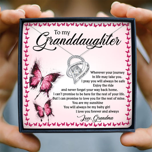 YOU WILL ALWAYS BE MY BABY GIRL - NECKLACE FOR GRANDDAUGHTER FROM GRANDMA