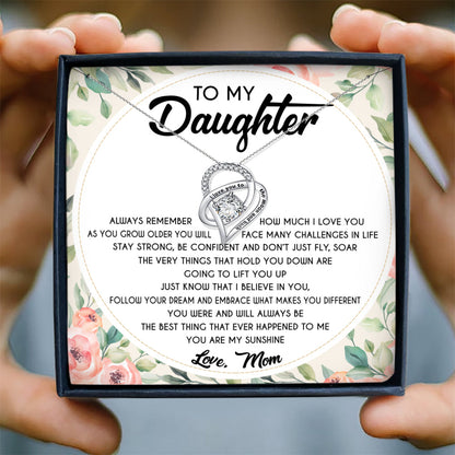 YOU ARE MY SUNSHINE - NECKLACE FOR DAUGHTER FROM MOM