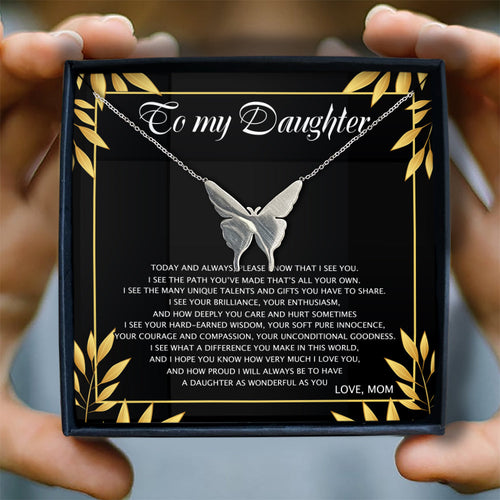I HOPE YOU KNOW HOW VERY MUCH I LOVE YOU - NECKLACE FOR DAUGHTER