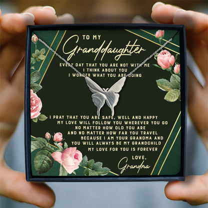 YOU WILL ALWAYS BE MY GRANDCHILD  - NECKLACE FOR GRANDDAUGHTER