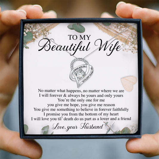 LOVE YOU TIL DEATH - NECKLACE FOR WIFE FROM HUSBAND