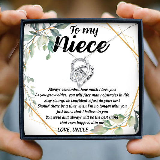 ALWAYS REMEMBER HOW MUCH I LOVE YOU - NECKLACE FOR NIECE FROM UNCLE