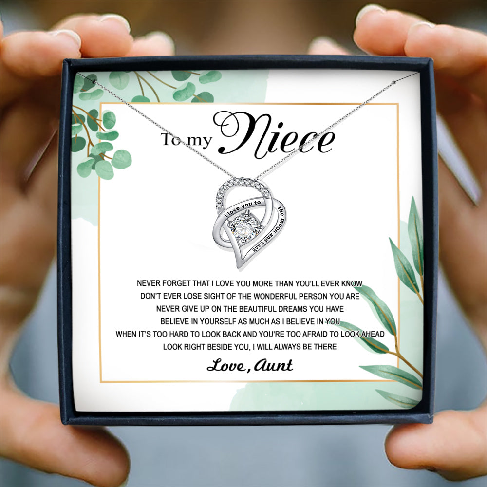 I LOVE YOU MORE THAN YOU'LL EVER KNOW - NECKLACE FOR NIECE FROM AUNT