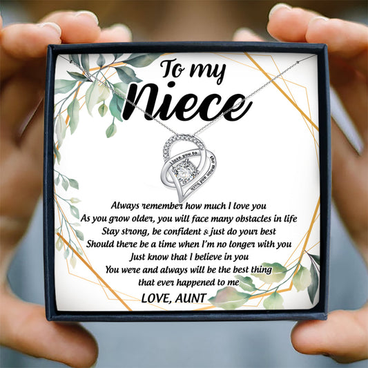 ALWAYS REMEMBER HOW MUCH I LOVE YOU - NECKLACE FOR NIECE FROM AUNT