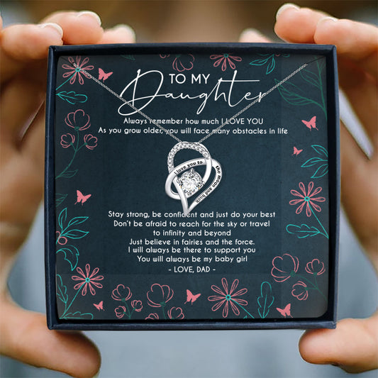 JUST DO YOUR BEST - NECKLACE FOR DAUGHTER FROM DAD