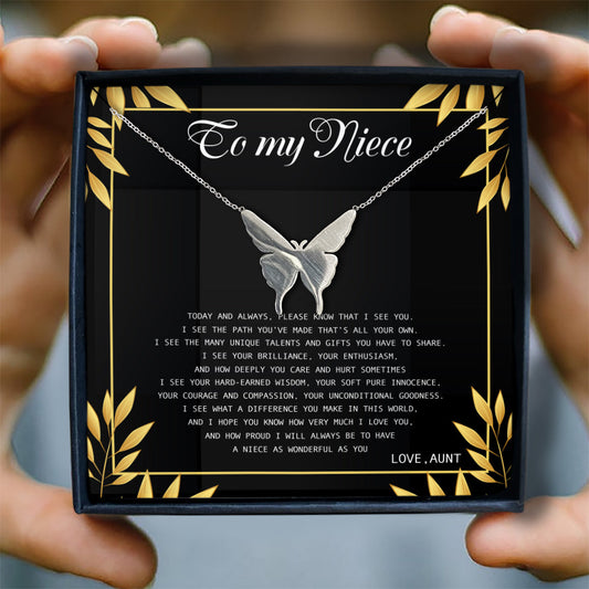 I HOPE YOU KNOW HOW VERY MUCH I LOVE YOU - NECKLACE FOR NIECE