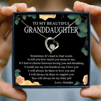 I WILL ALWAYS BE MY BABY GIRL - GIFT FROM GRANDPA