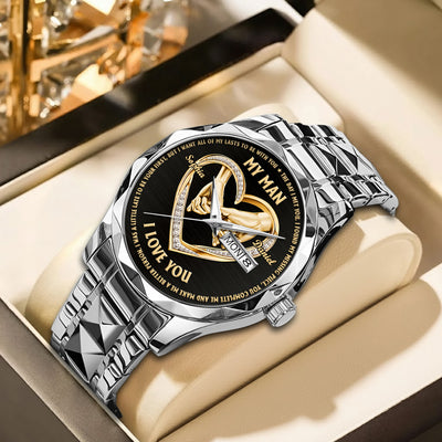 My Man I Love You - Men's Wrist Watch