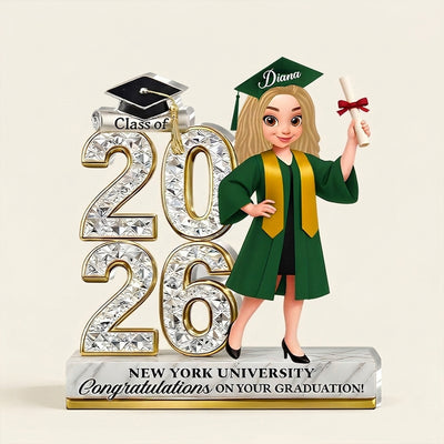Class Of 2026 Graduate - Personalized Custom Shaped Acrylic Plaque