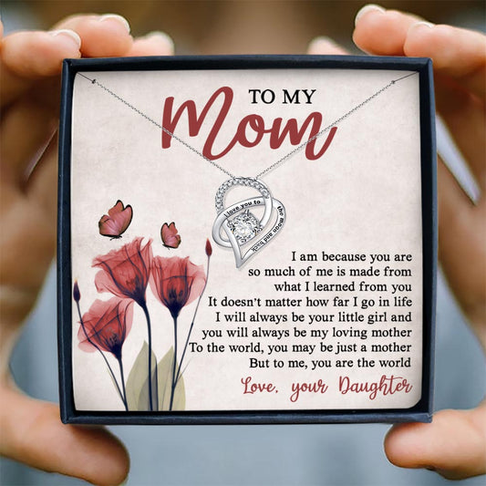 YOU ARE THE WORLD - NECKLACE FOR MOM FROM DAUGHTER