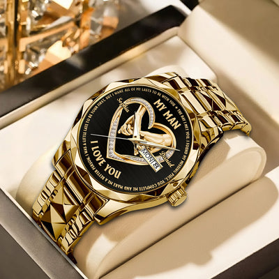 My Man I Love You - Men's Wrist Watch