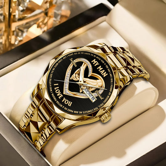 My Man I Love You - Men's Wrist Watch