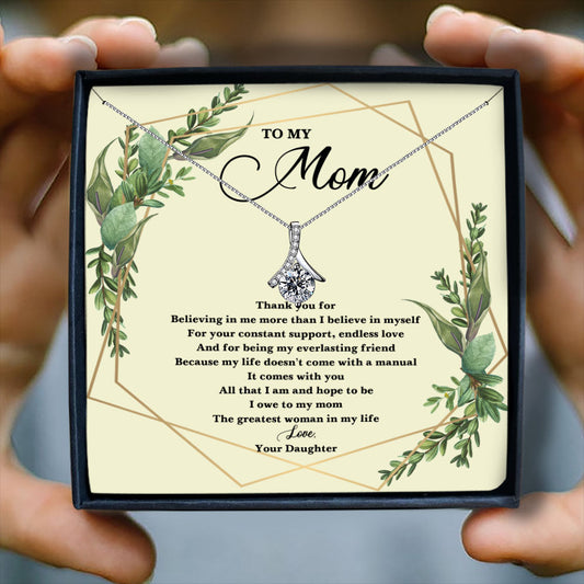 THE GREATEST WOMAN IN MY LIFE - NECKLACE FOR MOM