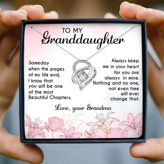 THE MOST BEAUTIFUL CHAPTERS - NECKLACE FOR GRANDDAUGHTER