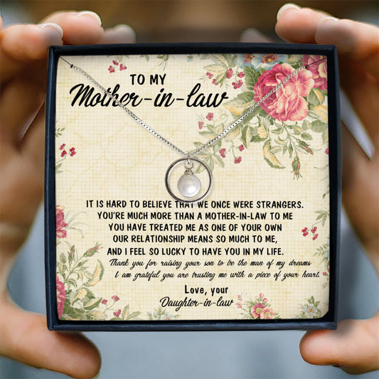 I FEEL SO LUCKY - NECKLACE FOR MOTHER-IN-LAW