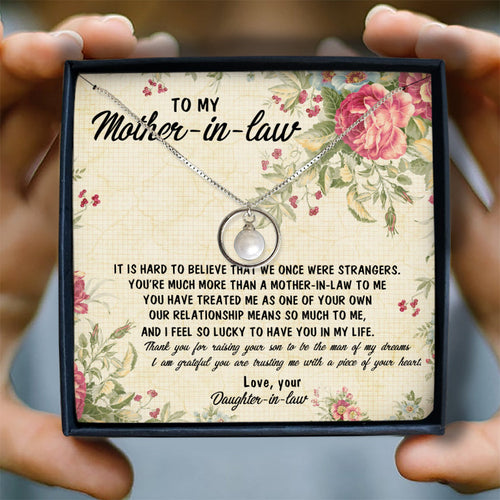 I FEEL SO LUCKY - NECKLACE FOR MOTHER-IN-LAW