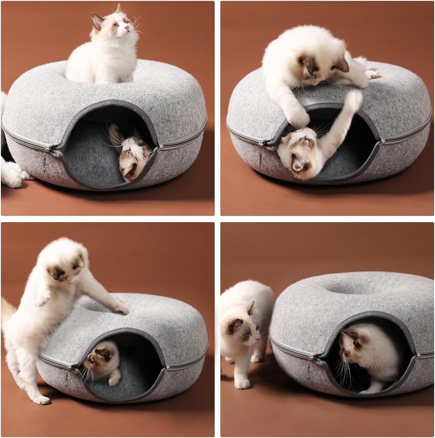 Meow Bed™ - Donut Kitten Bed