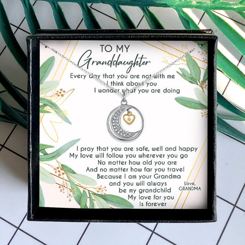 MY LOVE FOR YOU IS FOREVER - NECKLACE FOR GRANDDAUGHTER