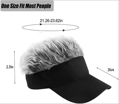 Viral Hair Sun Visor Cap