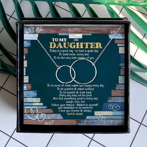 I LOVE YOU FOREVER & ALWAYS  - NECKLACE FOR DAUGHTER