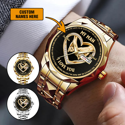 My Man I Love You - Men's Wrist Watch
