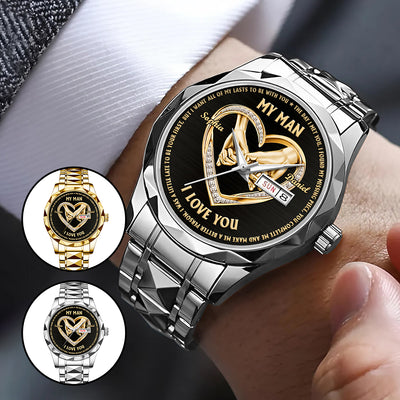 My Man I Love You - Men's Wrist Watch