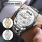 Father's Day Gifts, How Much Time Passes, I Will Always Be Your Little Girl - Personalized Men's Wrist Watch - Gift For Dad