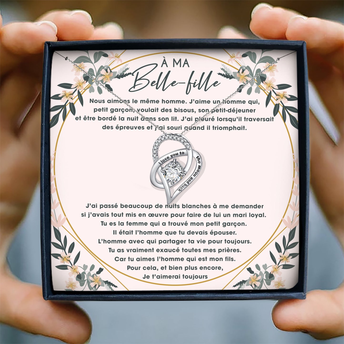 TU AS VRAIMENT EXAUCÉS TOUTES MES PRIÈRES - NECKLACE FOR BELLE-FILLE