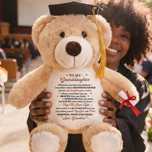 Hug This Bear Tight - Personalized Graduation Bear