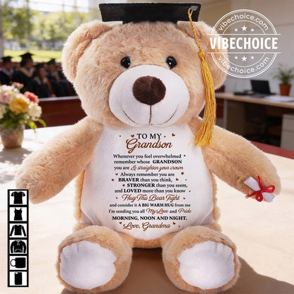 Hug This Bear Tight - Personalized Graduation Bear