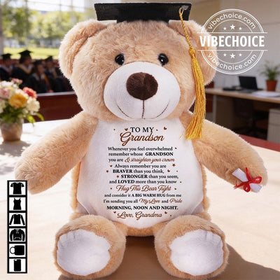 Hug This Bear Tight - Personalized Graduation Bear