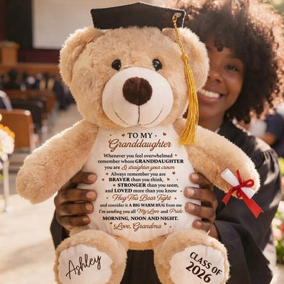I'm Sending You All My Love And Pride - Personalized Graduation Bear