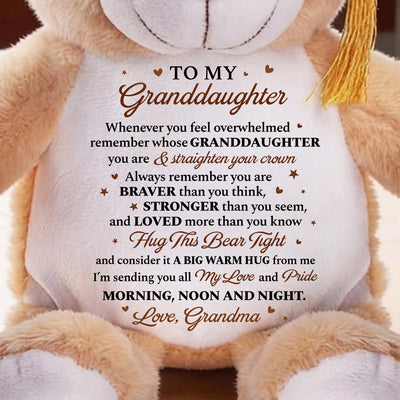 I'm Sending You All My Love And Pride - Personalized Graduation Bear