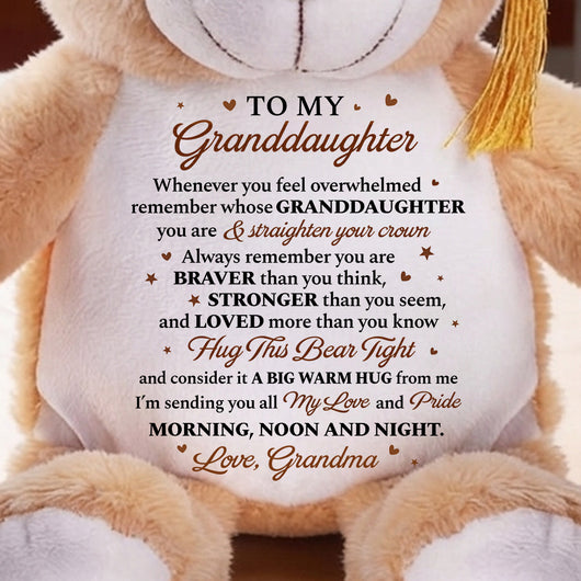 I'm Sending You All My Love And Pride - Personalized Graduation Bear