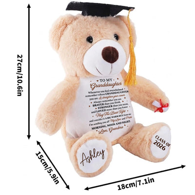 I'm Sending You All My Love And Pride - Personalized Graduation Bear