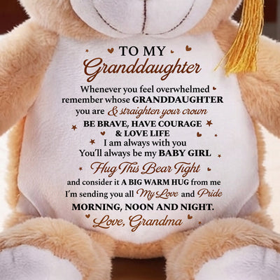 You'll Always Be My Baby Girl - Personalized Graduation Bear