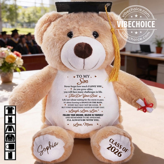 Just Do Your Best - Personalized Graduation Bear
