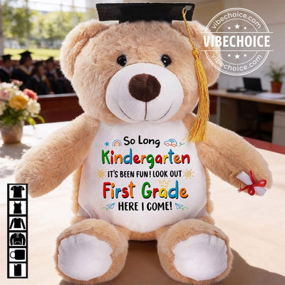 First Grade Here I Come Teddy Bear – Back to School Gift for Kids